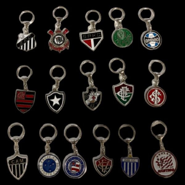 chaveiro do fluminense de metal 6,50